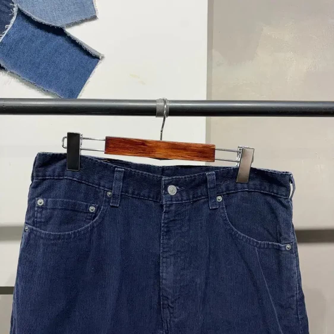 (34인치) 리바이스 505 레귤러핏 코듀로이 골덴 바지 상품이미지2