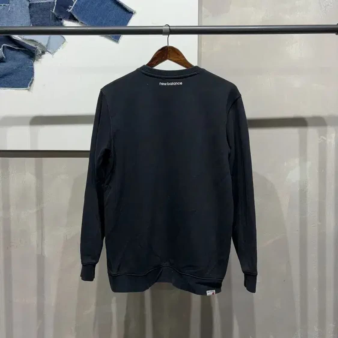 (95) 뉴발란스 캐주얼 자수 기모 맨투맨 긴팔 티 상품이미지4