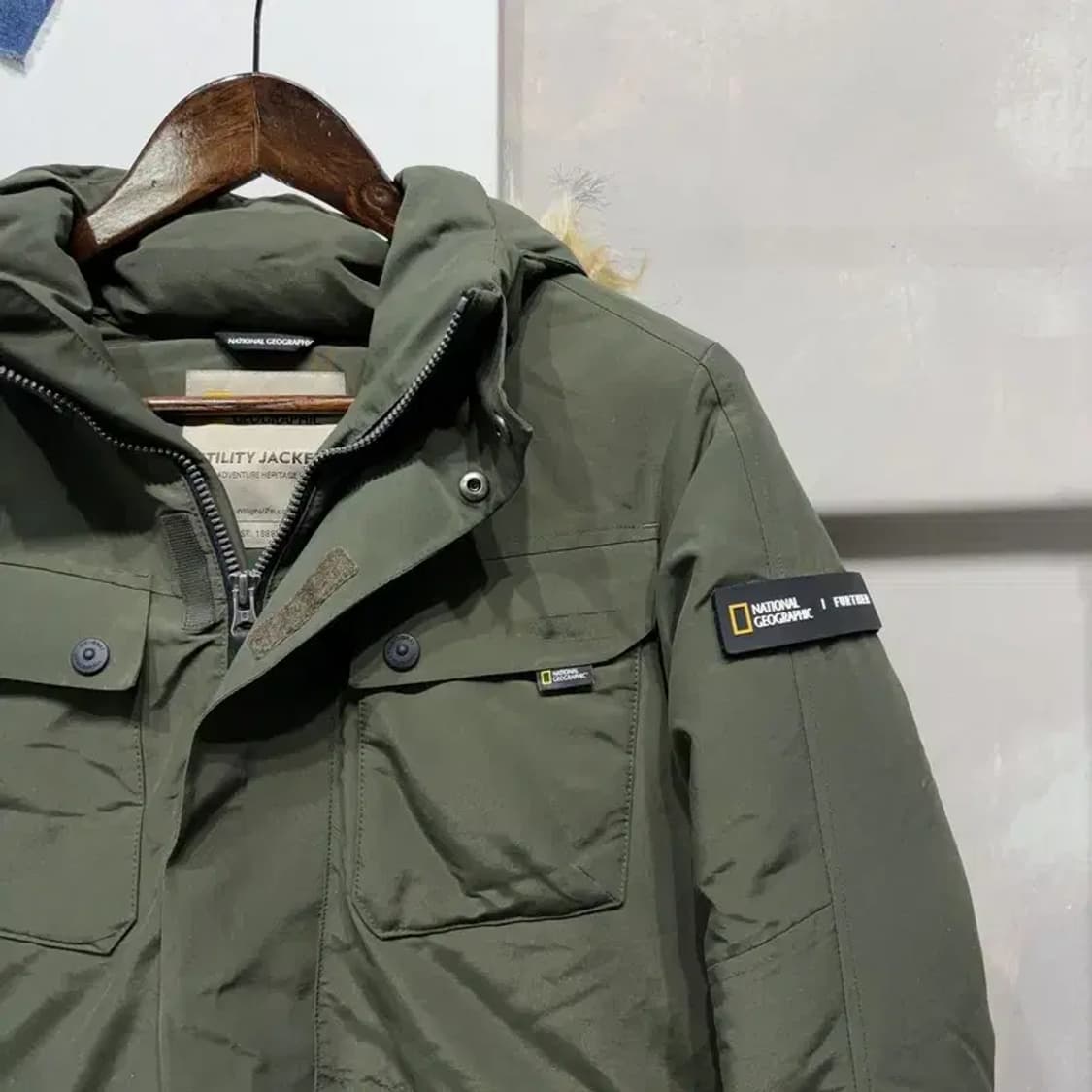 (90) 내셔널지오그래픽 여성 등산 아웃도어 덕다운 오리털 패딩 점퍼 상품이미지3