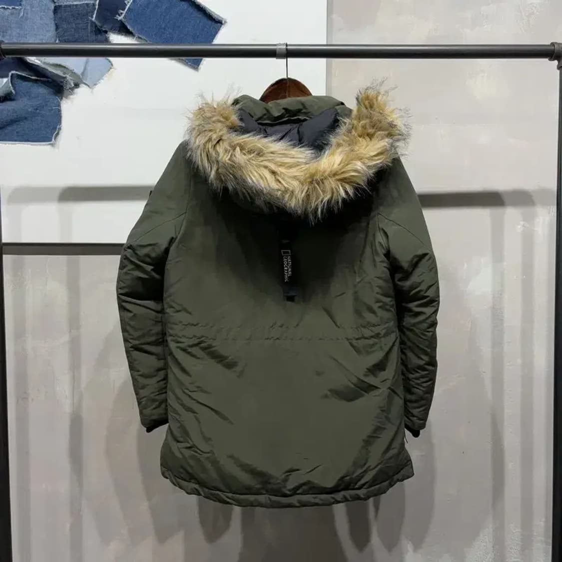 (90) 내셔널지오그래픽 여성 등산 아웃도어 덕다운 오리털 패딩 점퍼 상품이미지4