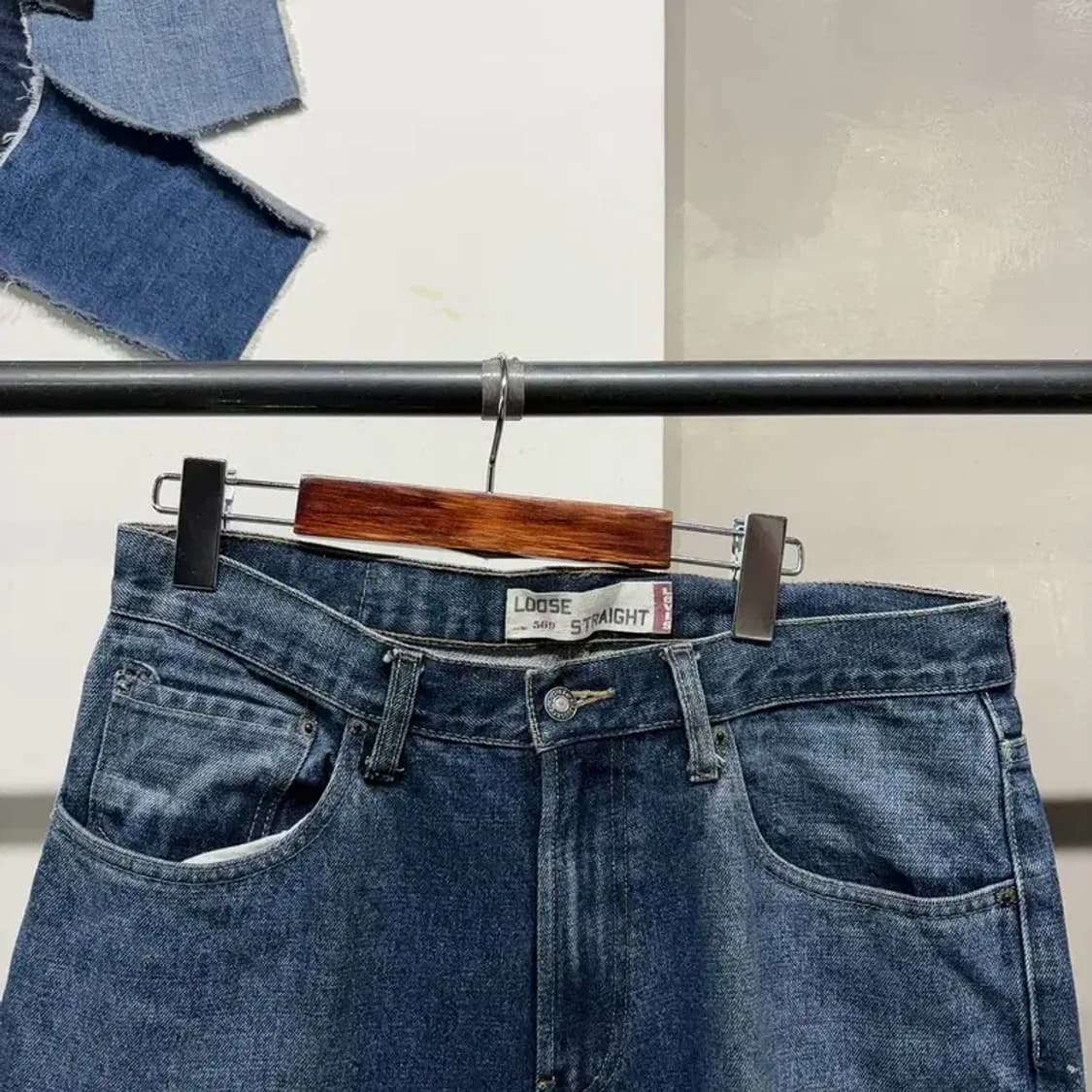 (33인치) 리바이스 569 빈티지 루즈 스트레이트핏 데님팬츠 상품이미지2