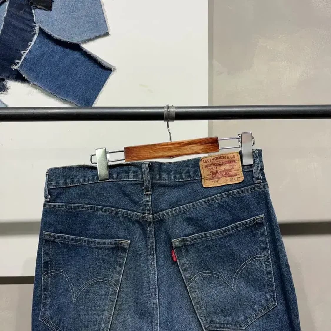 (33인치) 리바이스 569 빈티지 루즈 스트레이트핏 데님팬츠 상품이미지4