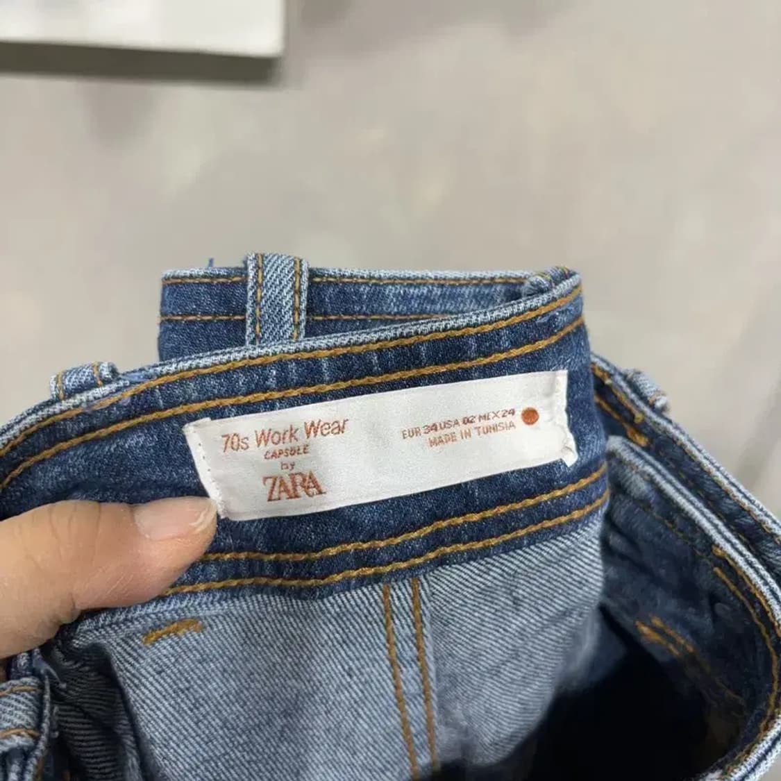 (24인치) 자라 ZARA 여성 캐주얼 포켓 청바지 데님팬츠 상품이미지5