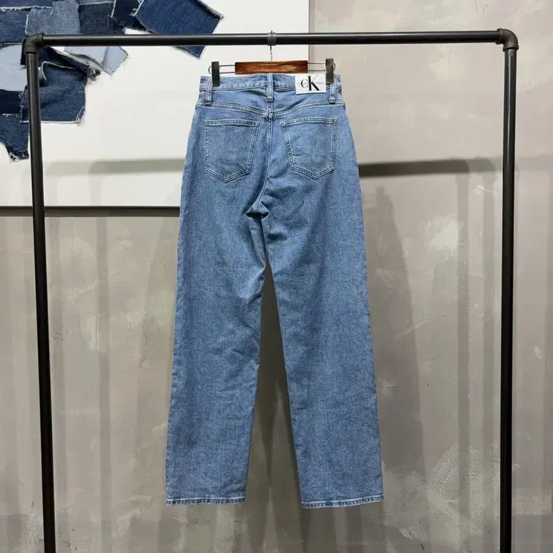 (26인치) 캘빈클라인 CK 여성 스판 하이라이즈 청바지 데님팬츠 상품이미지3