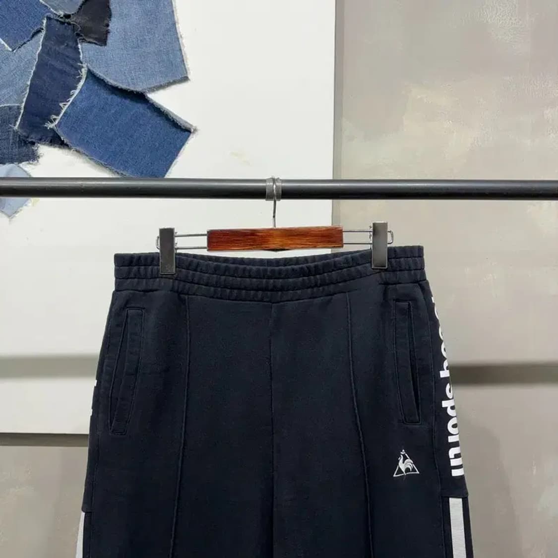 (30~32인치) 르꼬끄 캐주얼 밴딩 사이드라인 트레이닝팬츠 바지 상품이미지2