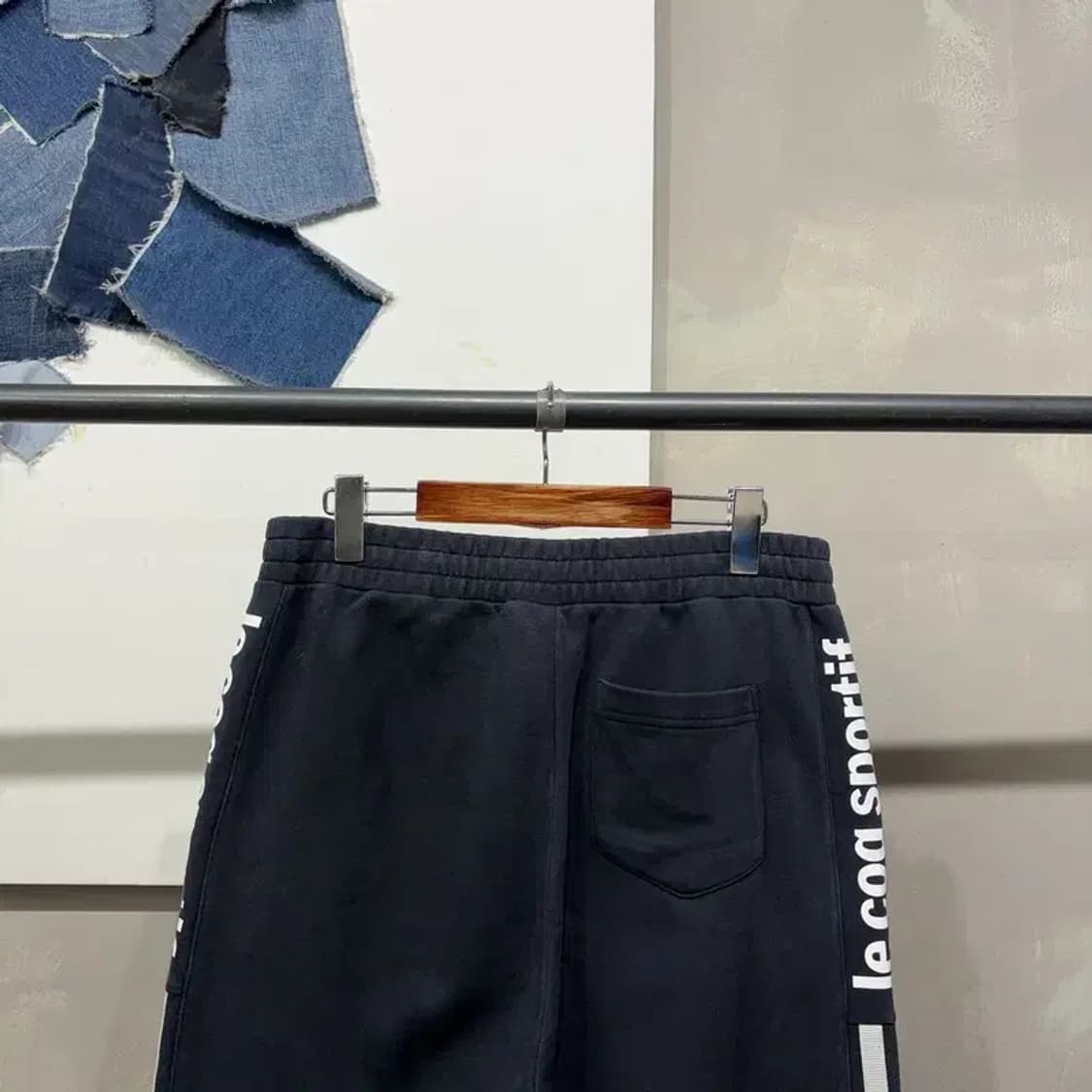 (30~32인치) 르꼬끄 캐주얼 밴딩 사이드라인 트레이닝팬츠 바지 상품이미지4