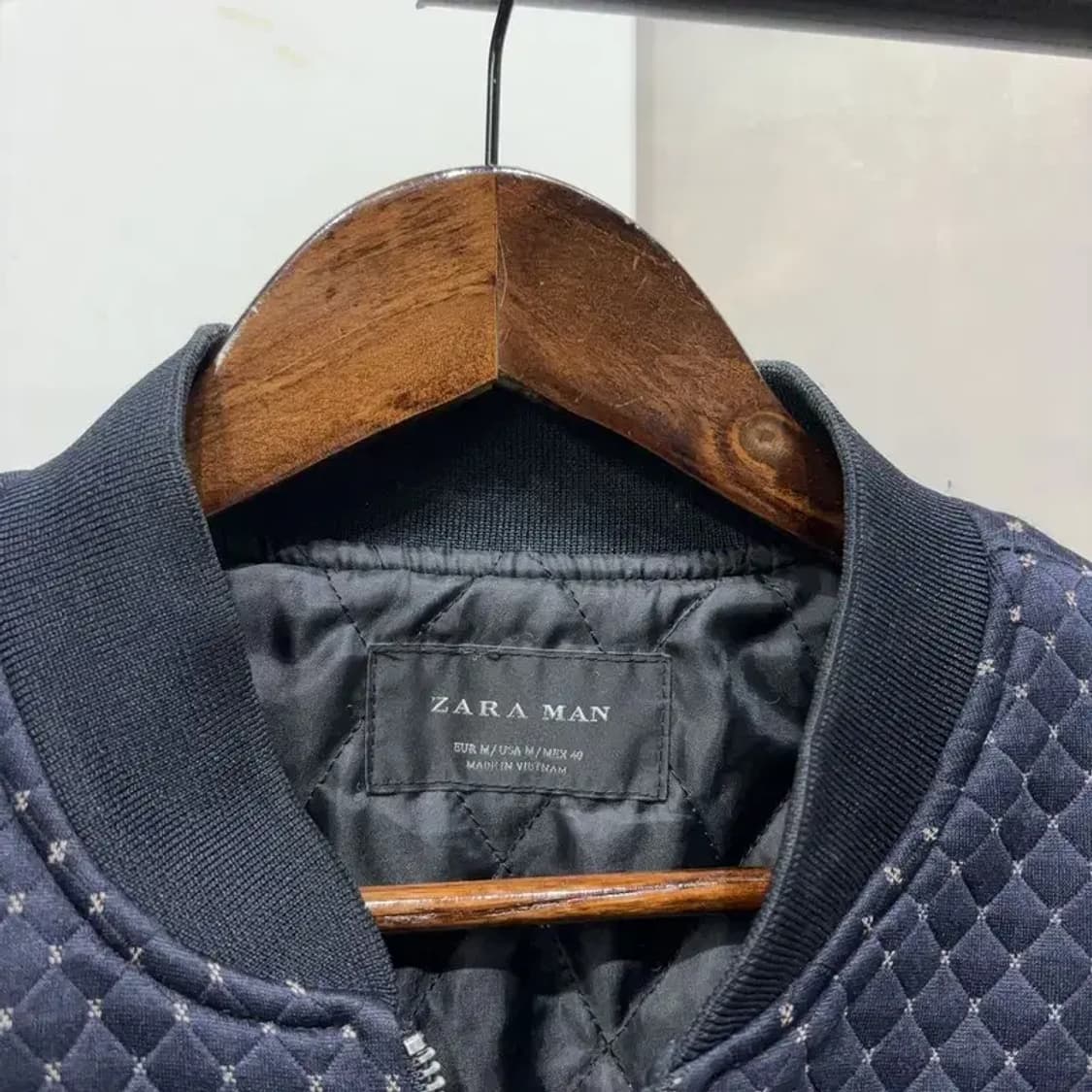 (95) 자라 ZARA 캐주얼 비스코스 퀼팅 누빔 블루종 자켓 상품이미지2