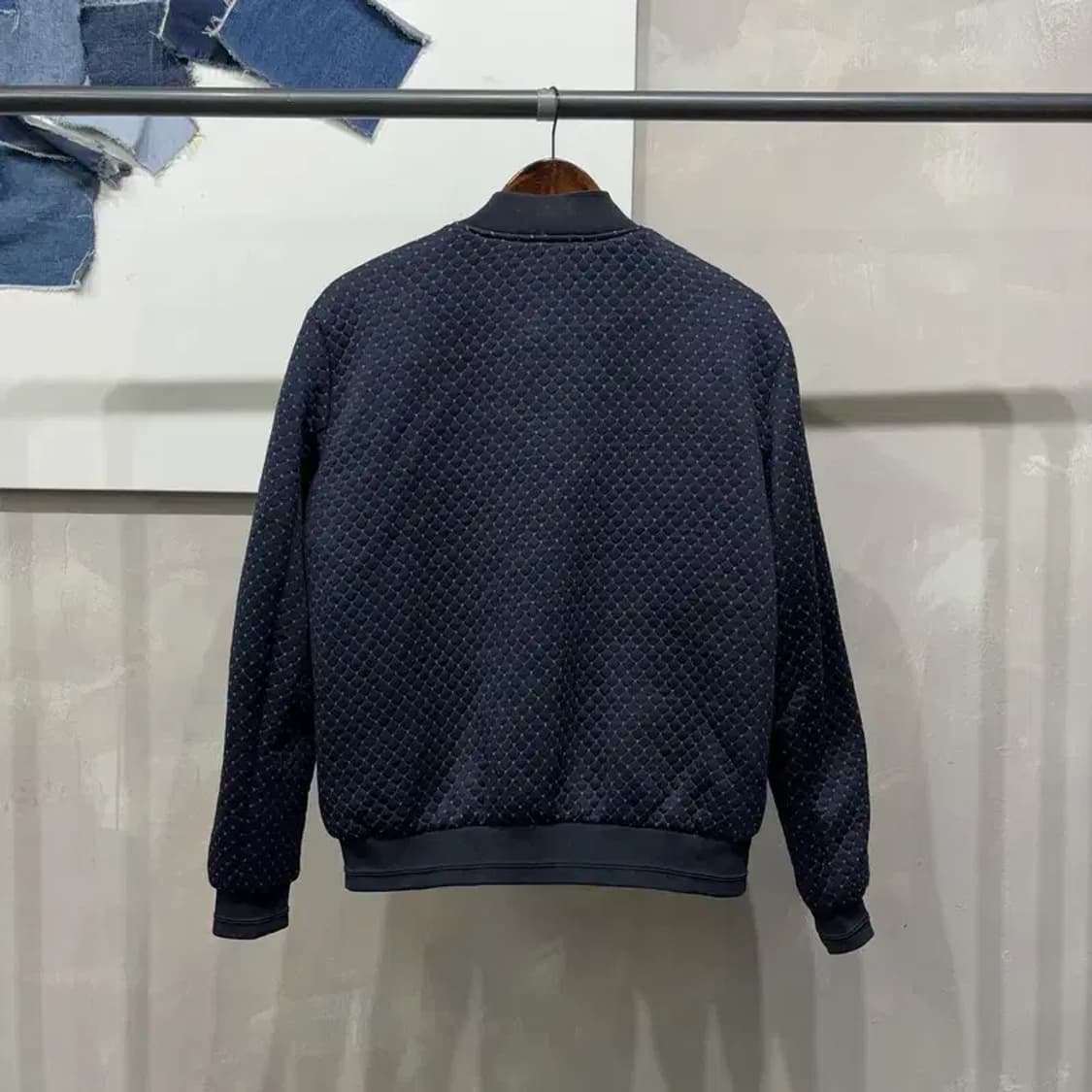 (95) 자라 ZARA 캐주얼 비스코스 퀼팅 누빔 블루종 자켓 상품이미지4