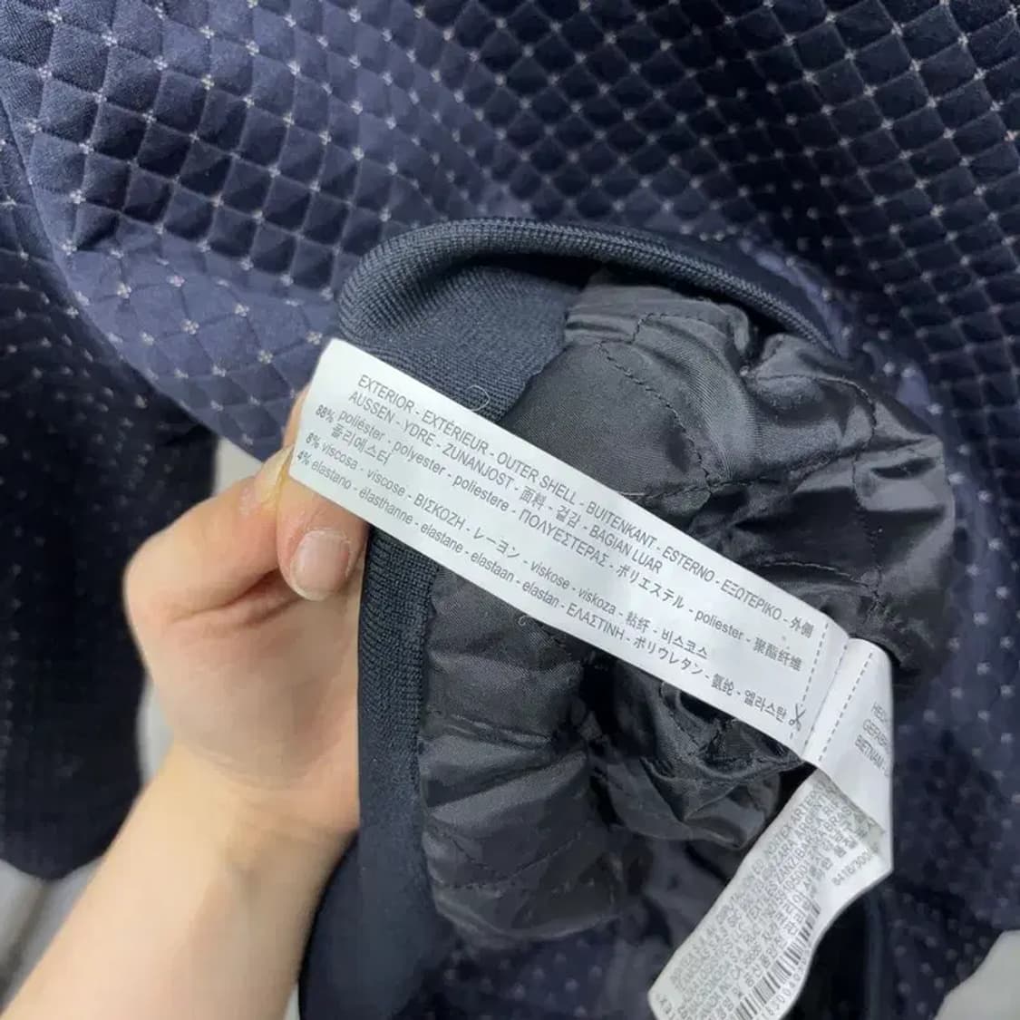 (95) 자라 ZARA 캐주얼 비스코스 퀼팅 누빔 블루종 자켓 상품이미지5