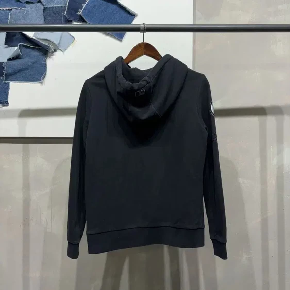 (90) MLB 여성 뉴욕양키스 스트릿 캐주얼 자수 후드티 상품이미지2