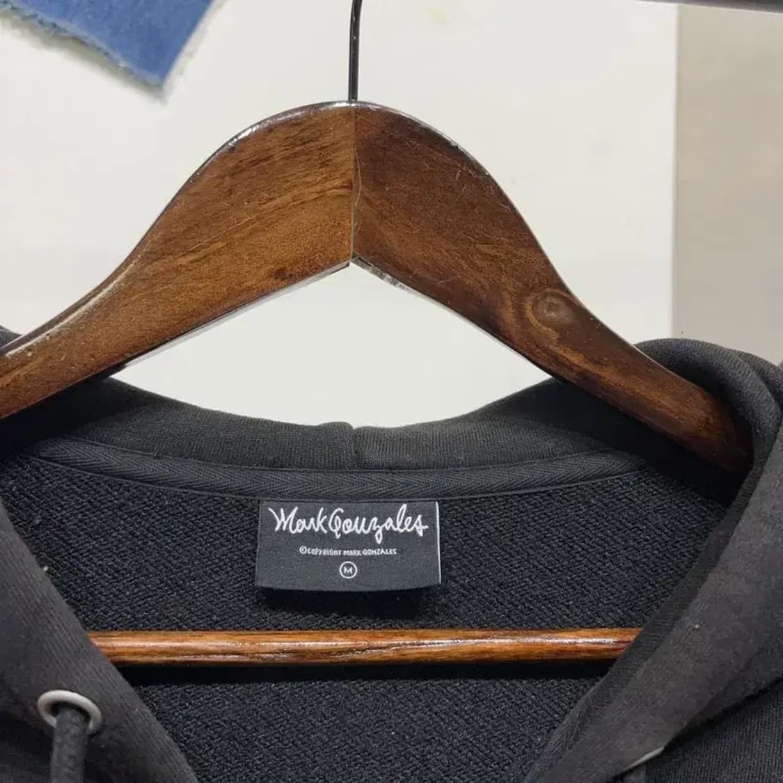 (100) 마크곤잘레스 스트릿 캐주얼 투웨이 자수 후드집업 자켓 상품이미지2