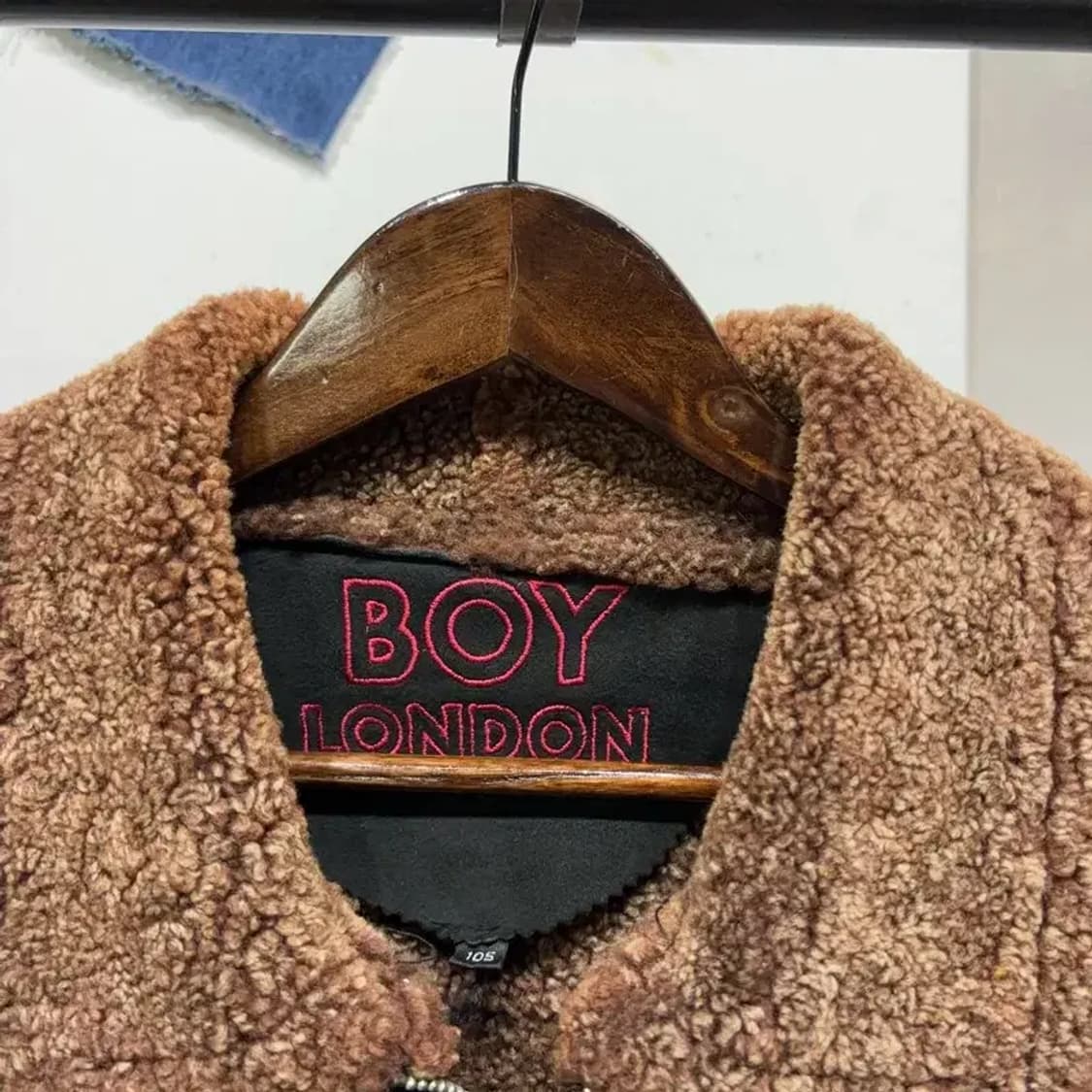 (105) 보이런던 빈티지 캐주얼 양털 무스탕 자켓 상품이미지2