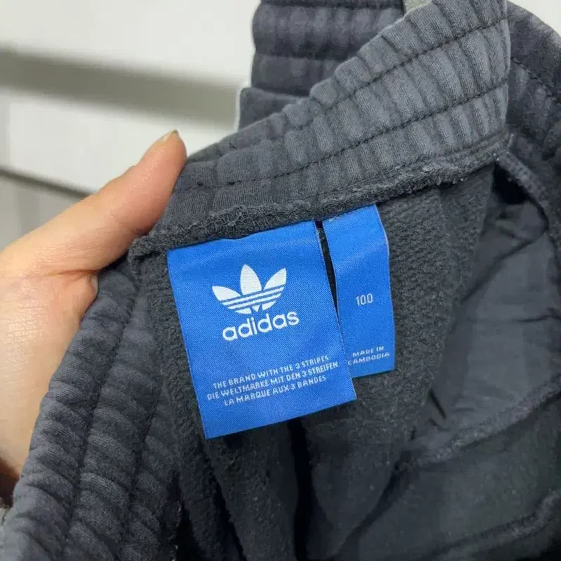 (32~34인치) 아디다스 스트릿 유로파 밴딩 기모 조거팬츠 운동바지 상품이미지5