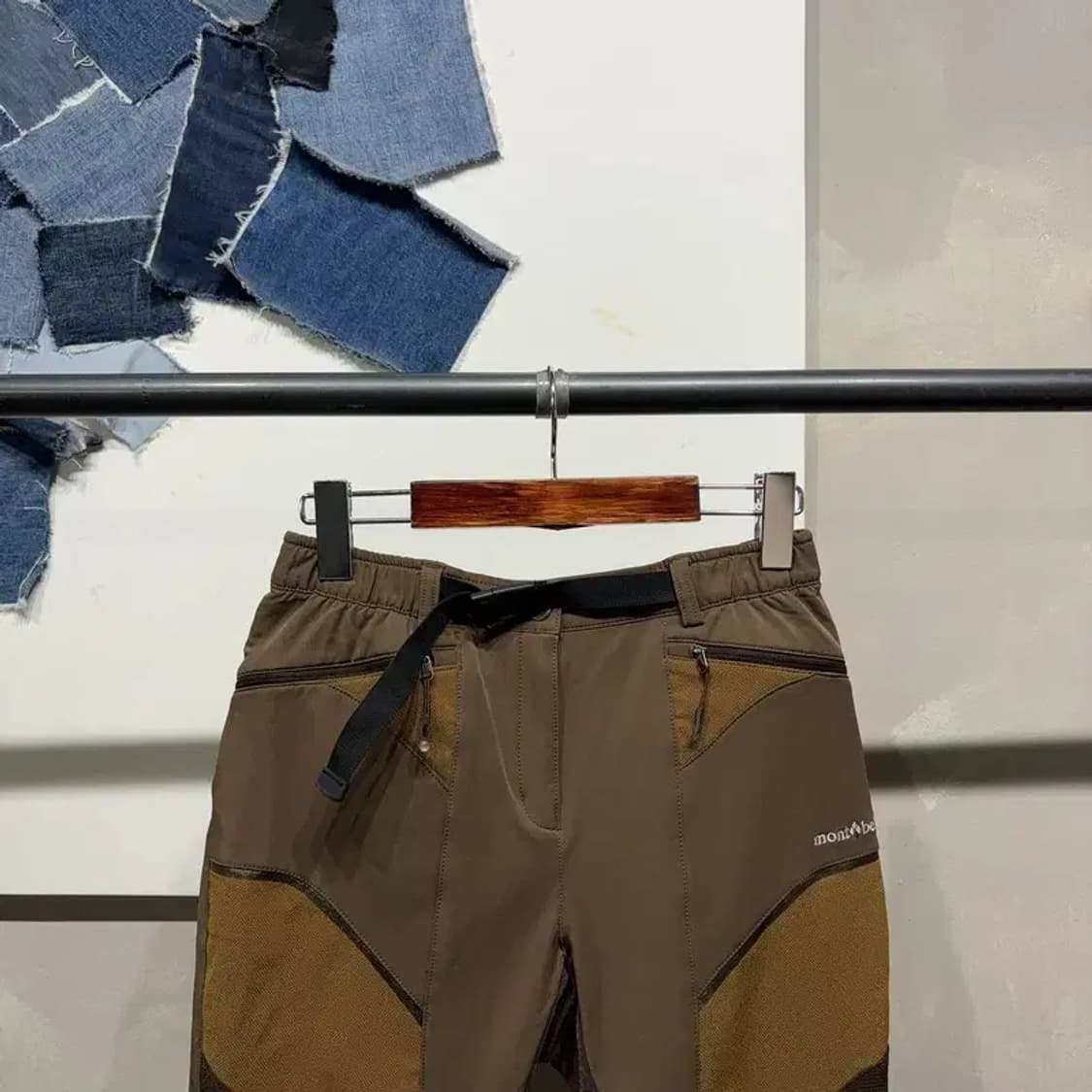 (26인치) 몽벨 여성 등산 아웃도어 밴딩 벨티드 기능성 바지 팬츠 상품이미지2