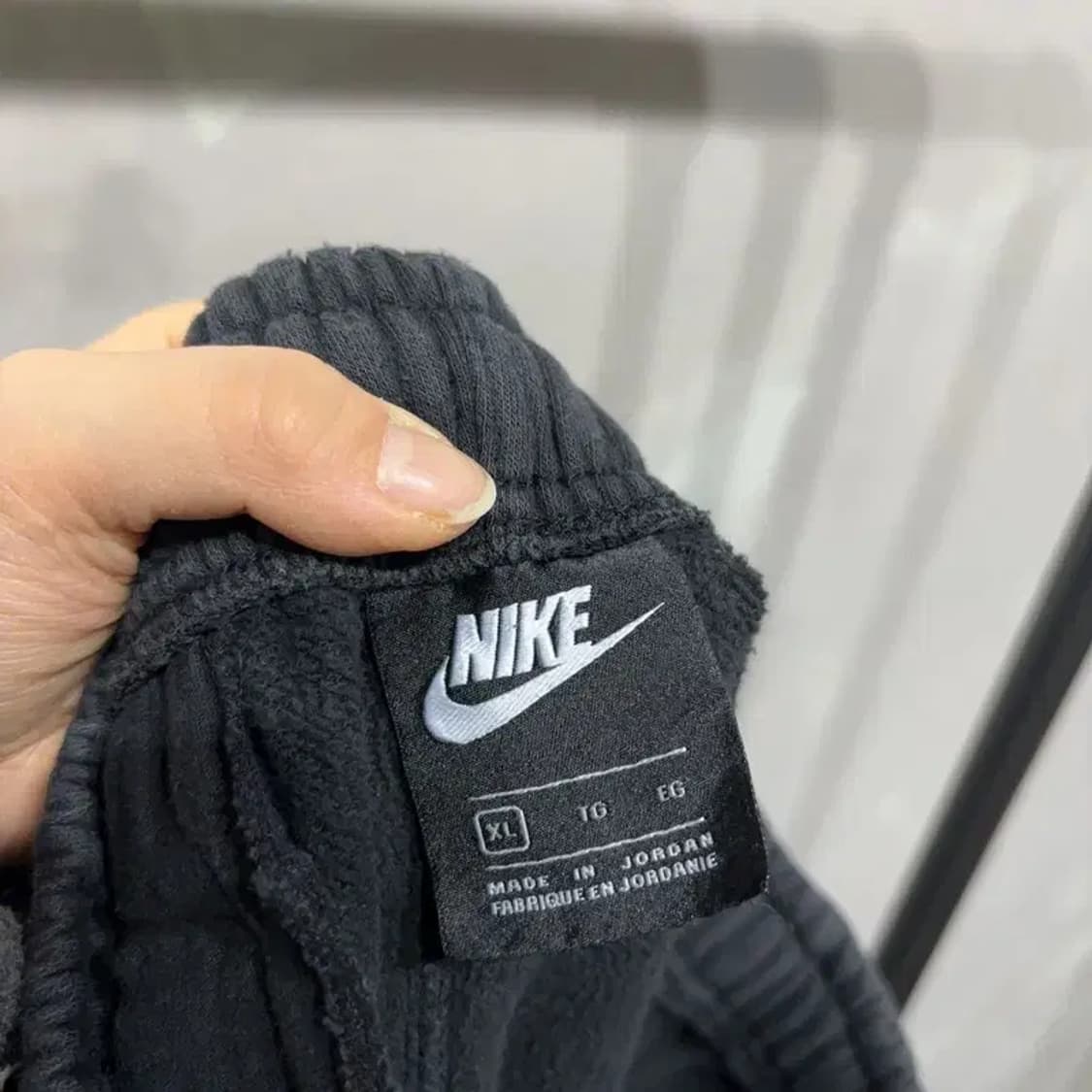 (32~34인치) 나이키 캐주얼 밴딩 기모 조거팬츠 츄리닝바지 상품이미지5