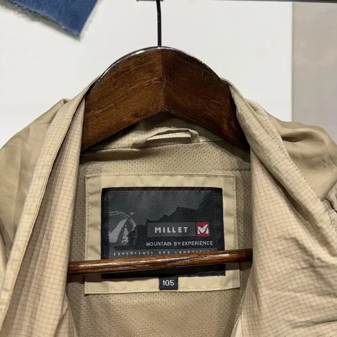 (105) 밀레 드라이엣지 등산 아웃도어 배색 바람막이 자켓 상품이미지2