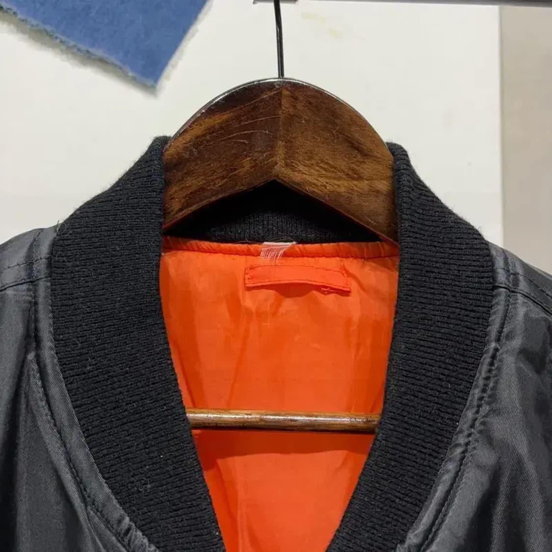 (100) 로스코 스트릿 양면 리버시블 마원 블루종 항공 자켓 상품이미지2