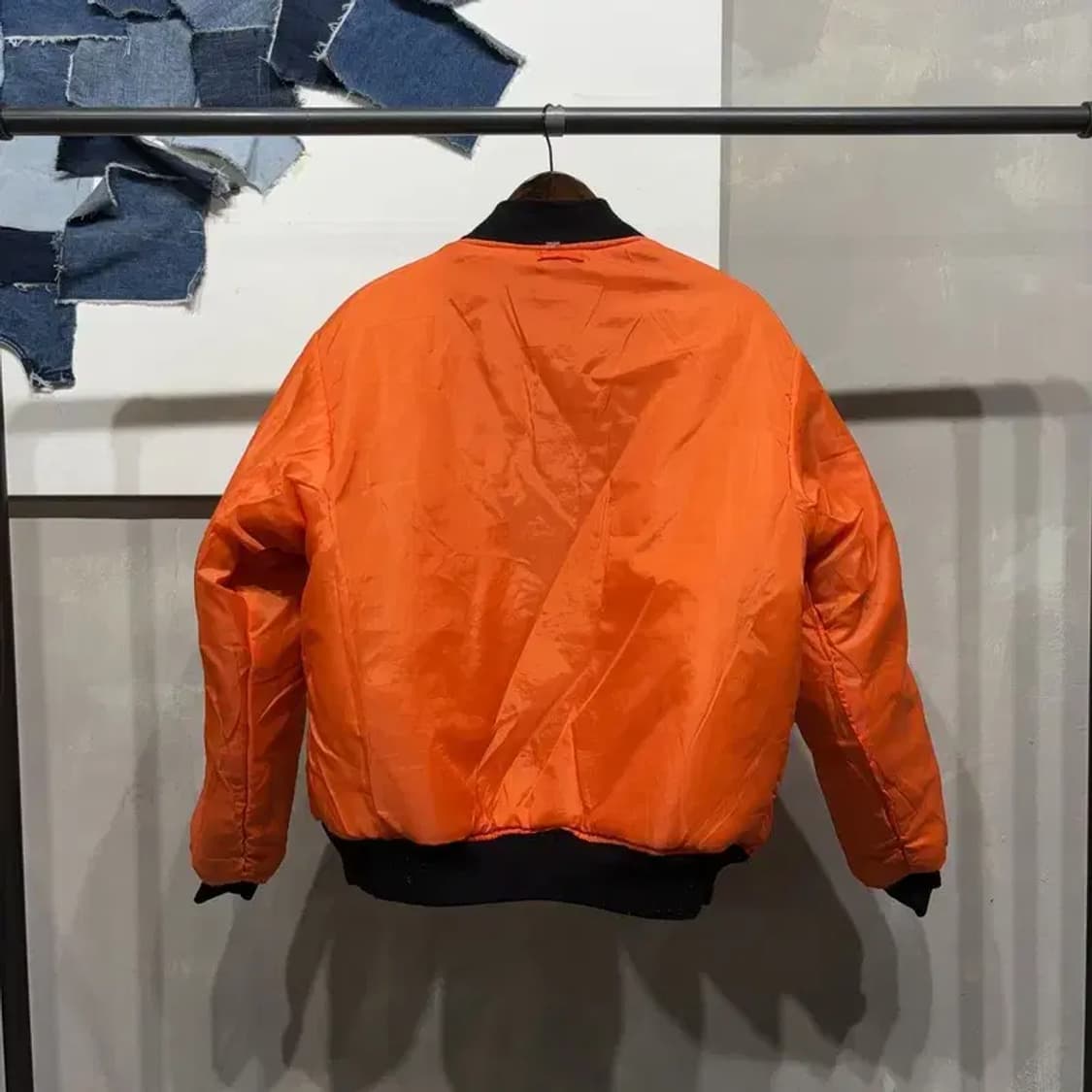 (100) 로스코 스트릿 양면 리버시블 마원 블루종 항공 자켓 상품이미지8