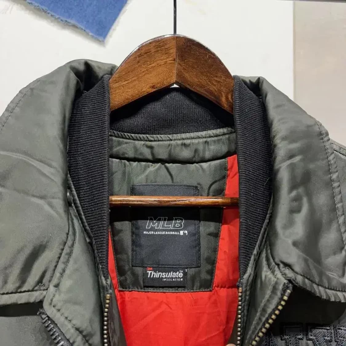 (105) MLB 뉴욕양키스 신슐레이트 블루종 항공점퍼 상품이미지2