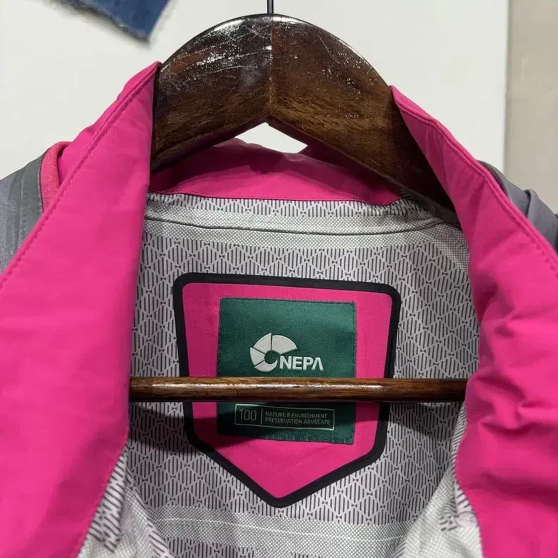 (100) 네파 여성 등산 아웃도어 후드 롱 바람막이 자켓 상품이미지2