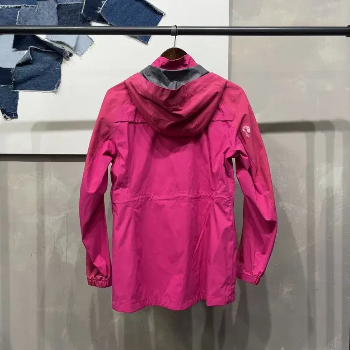 (100) 네파 여성 등산 아웃도어 후드 롱 바람막이 자켓 상품이미지4