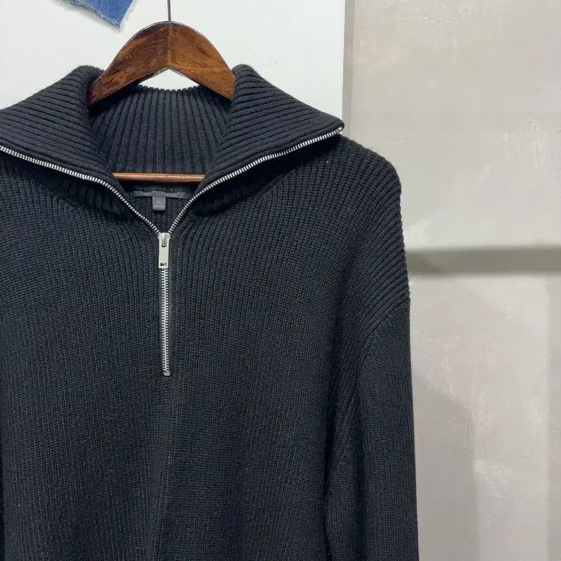 (105) 스파오 캐주얼 반집업 니트 상품이미지3