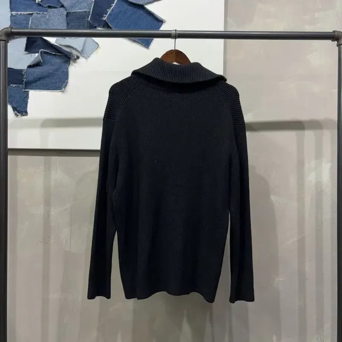 (105) 스파오 캐주얼 반집업 니트 상품이미지4