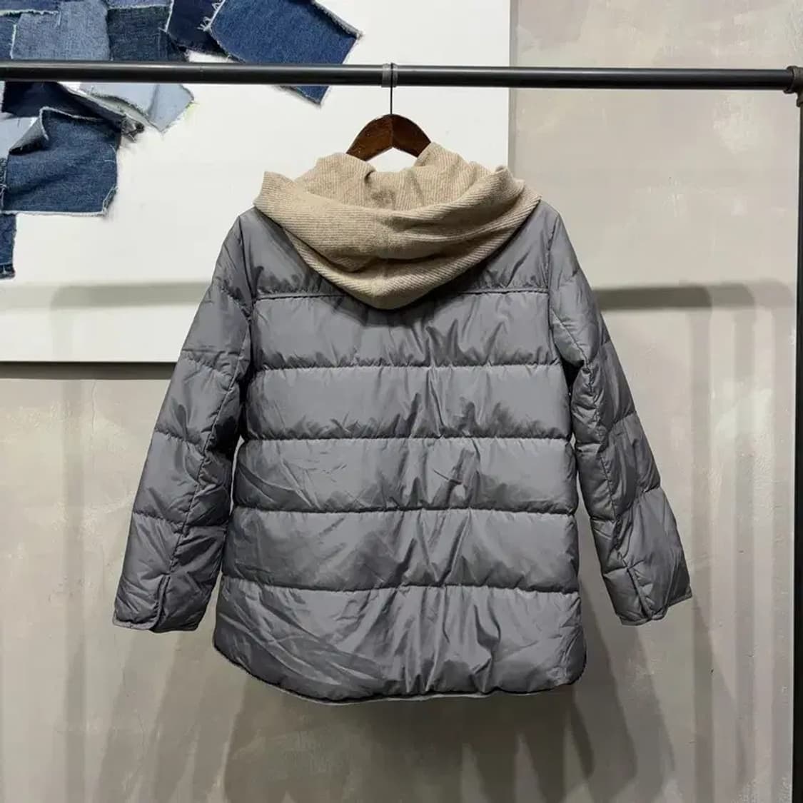 (66) 베스띠벨리 여성 거위털 패딩 점퍼 상품이미지4