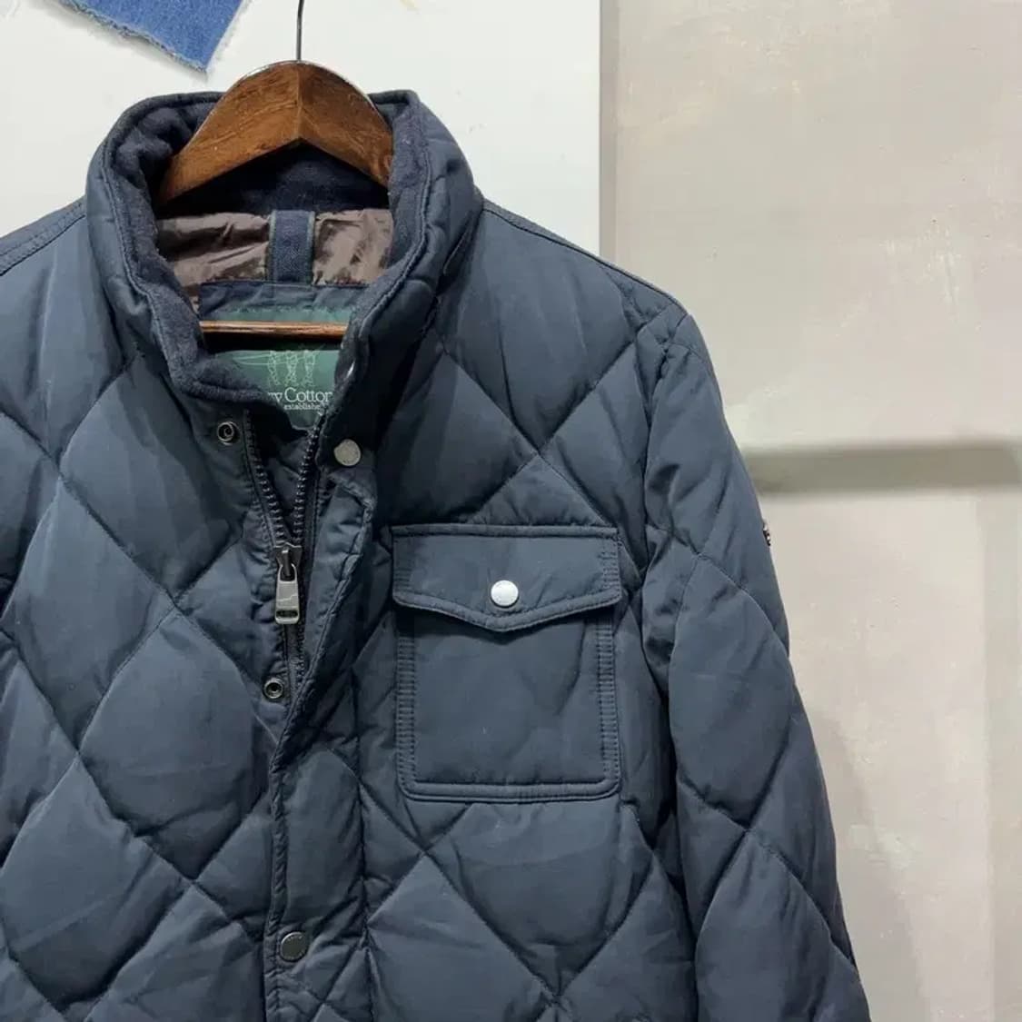 (100) 헨리코튼 캐주얼 퀼팅 오리털 점퍼 패딩 상품이미지3