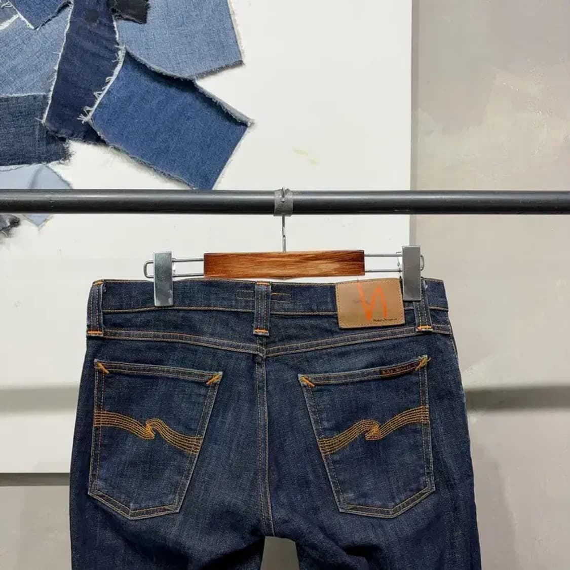 (29인치) 누디진 스트릿 진청바지 데님팬츠 상품이미지4