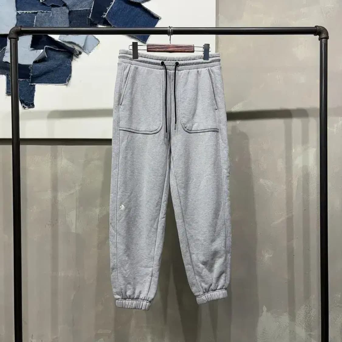 (28~30인치) 컨버스 밴딩 조거팬츠 운동바지 상품이미지1