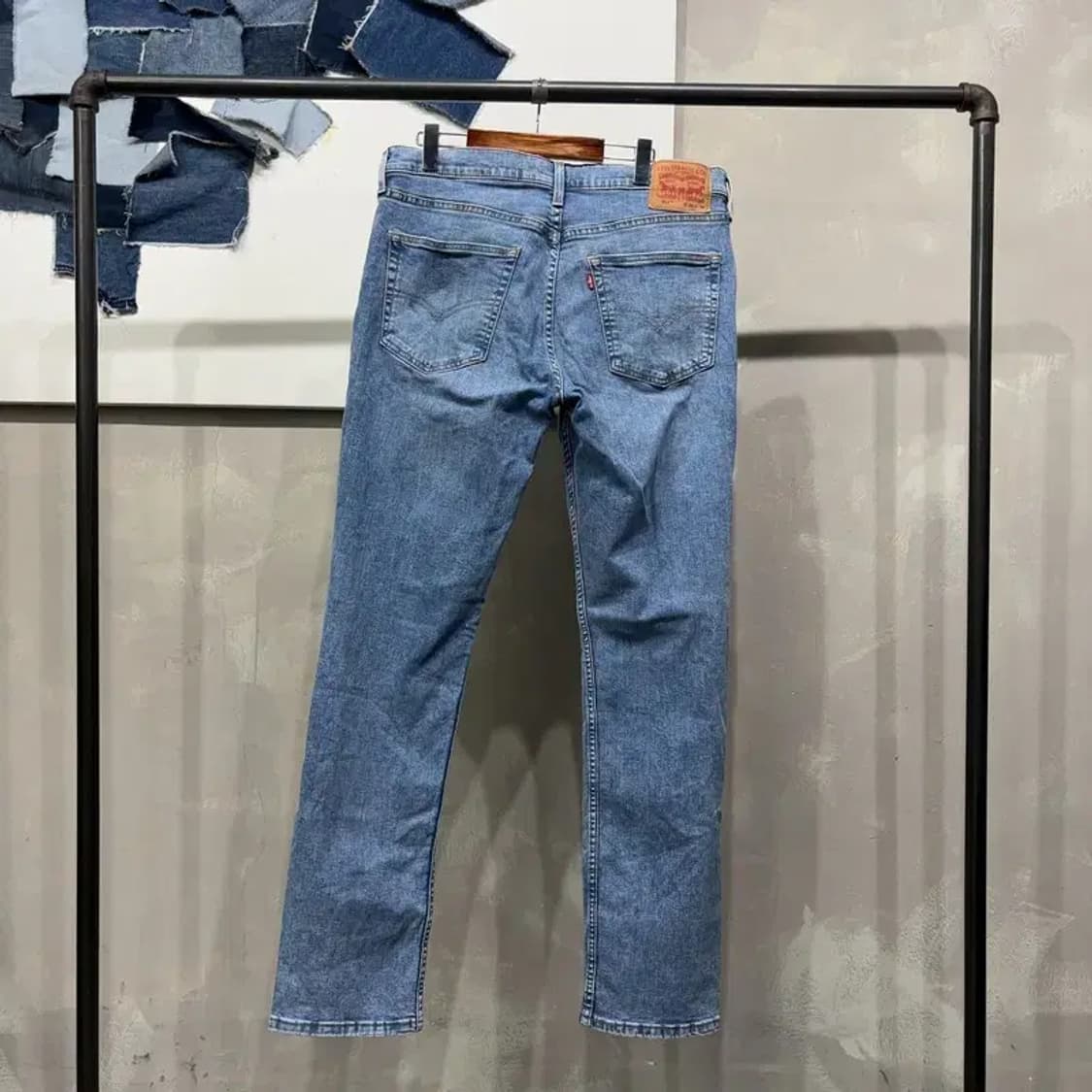 (36인치) 리바이스 511 빅사이즈 스판 연청바지 데님팬츠 상품이미지3