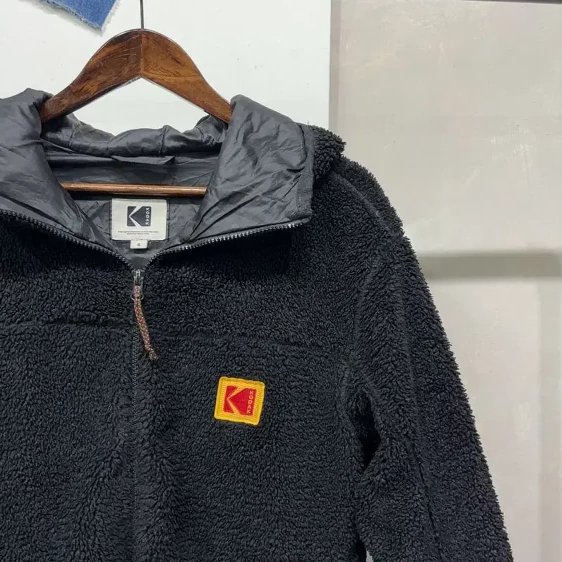 (90) 코닥 캐주얼 양털 뽀글이 플리츠 후리스 자켓 상품이미지3