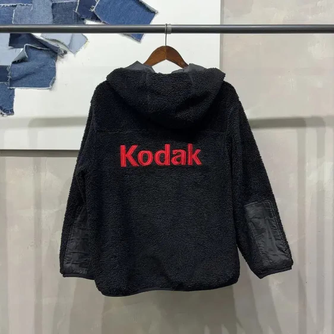 (90) 코닥 캐주얼 양털 뽀글이 플리츠 후리스 자켓 상품이미지4