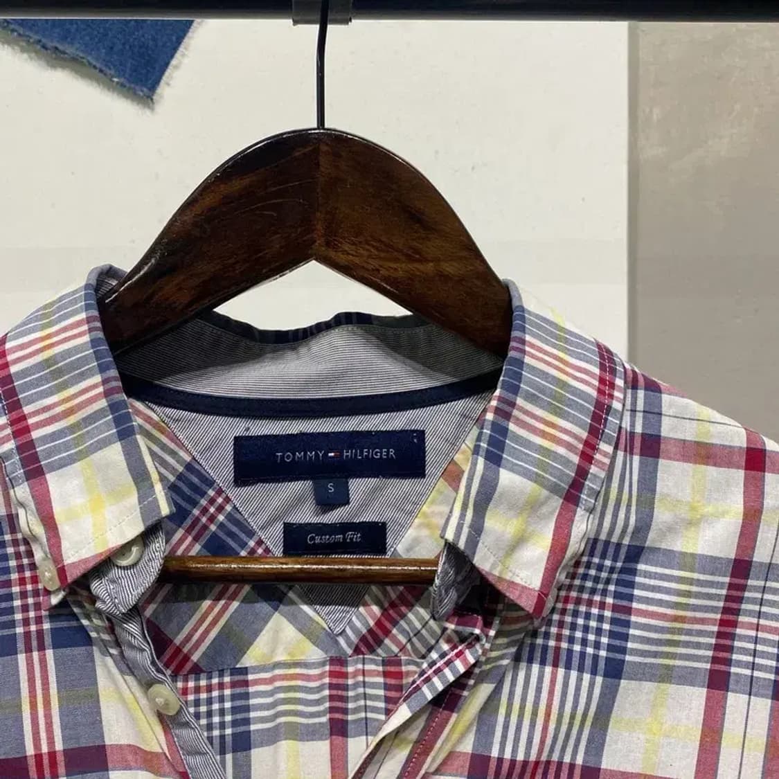(105) 타미힐피거 캐주얼 클래식 체크 셔츠 남방 상품이미지2