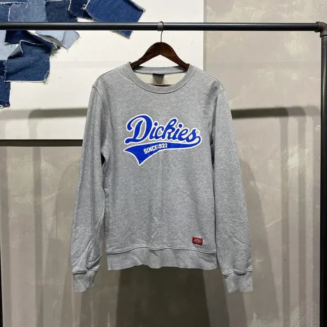 (100) 디키즈 스트릿 캐주얼 로고 프린팅 맨투맨 긴팔 티 상품이미지1