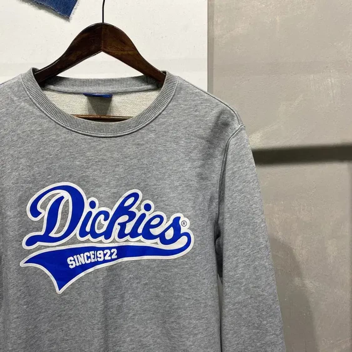 (100) 디키즈 스트릿 캐주얼 로고 프린팅 맨투맨 긴팔 티 상품이미지3