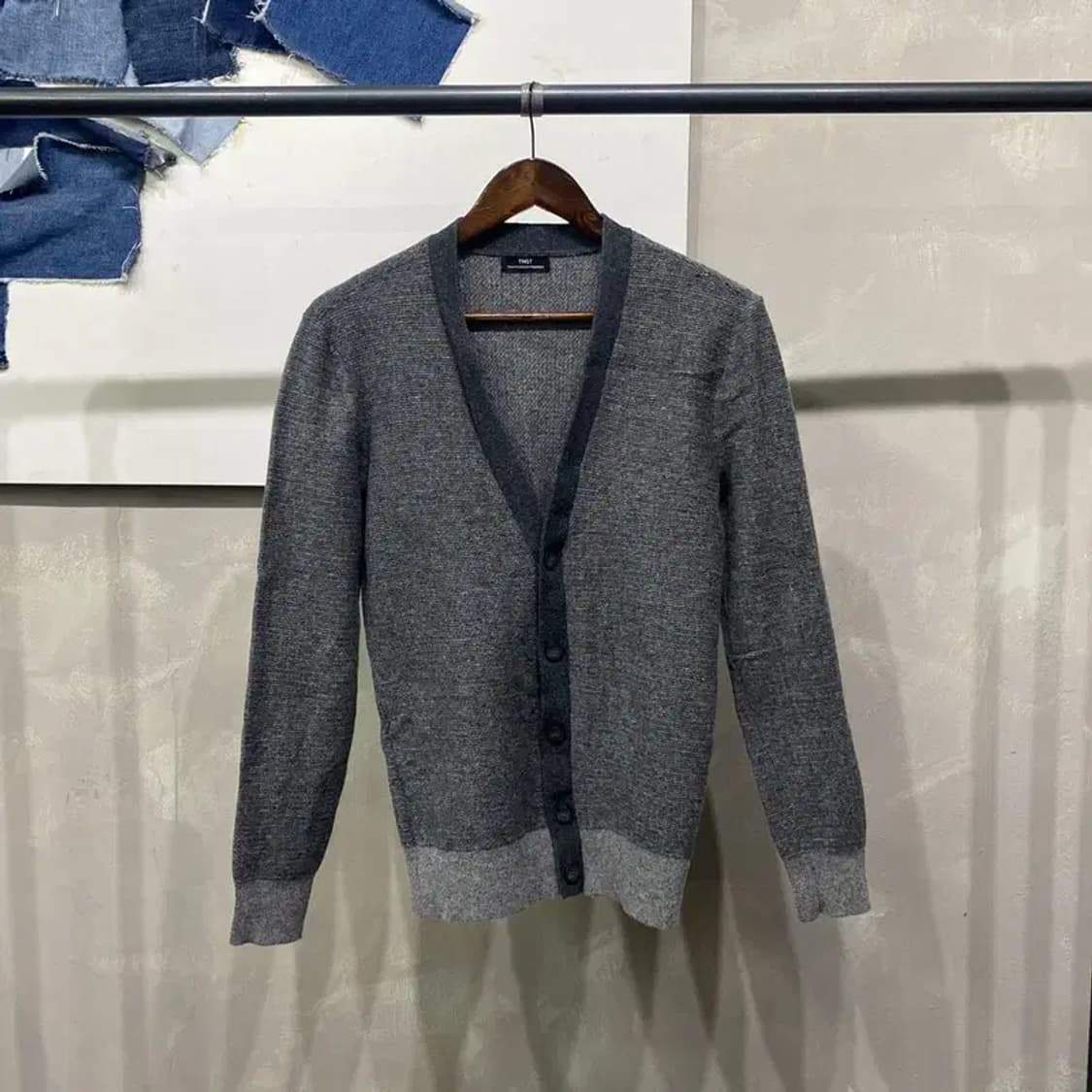 (100) TNGT 여성 클래식 캐주얼 울 니트 가디건 상품이미지1