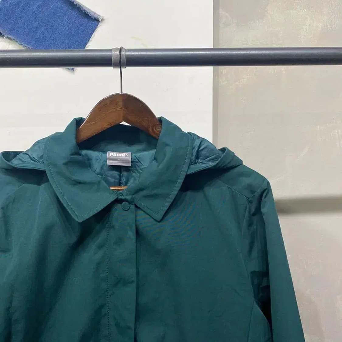 (105) 퓨마 캐주얼 스트릿 경량 누빔 바람막이 롱코트 상품이미지3