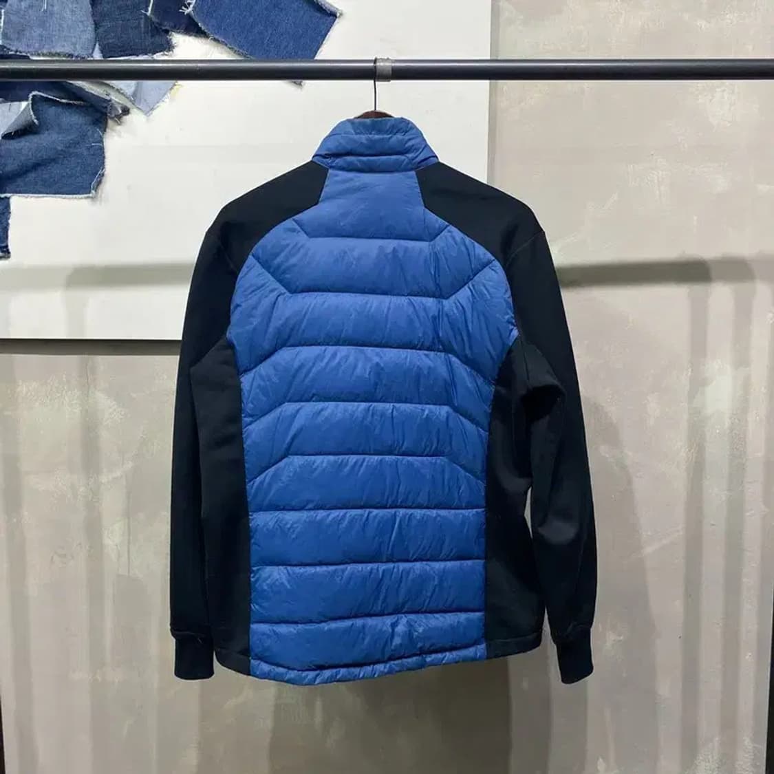 (100) 살로몬 등산 아웃도어 배색 구스다운 경량패딩 자켓 상품이미지4