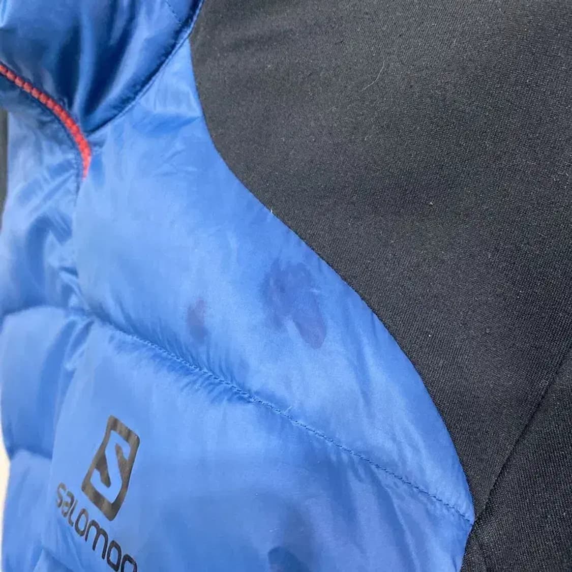 (100) 살로몬 등산 아웃도어 배색 구스다운 경량패딩 자켓 상품이미지6
