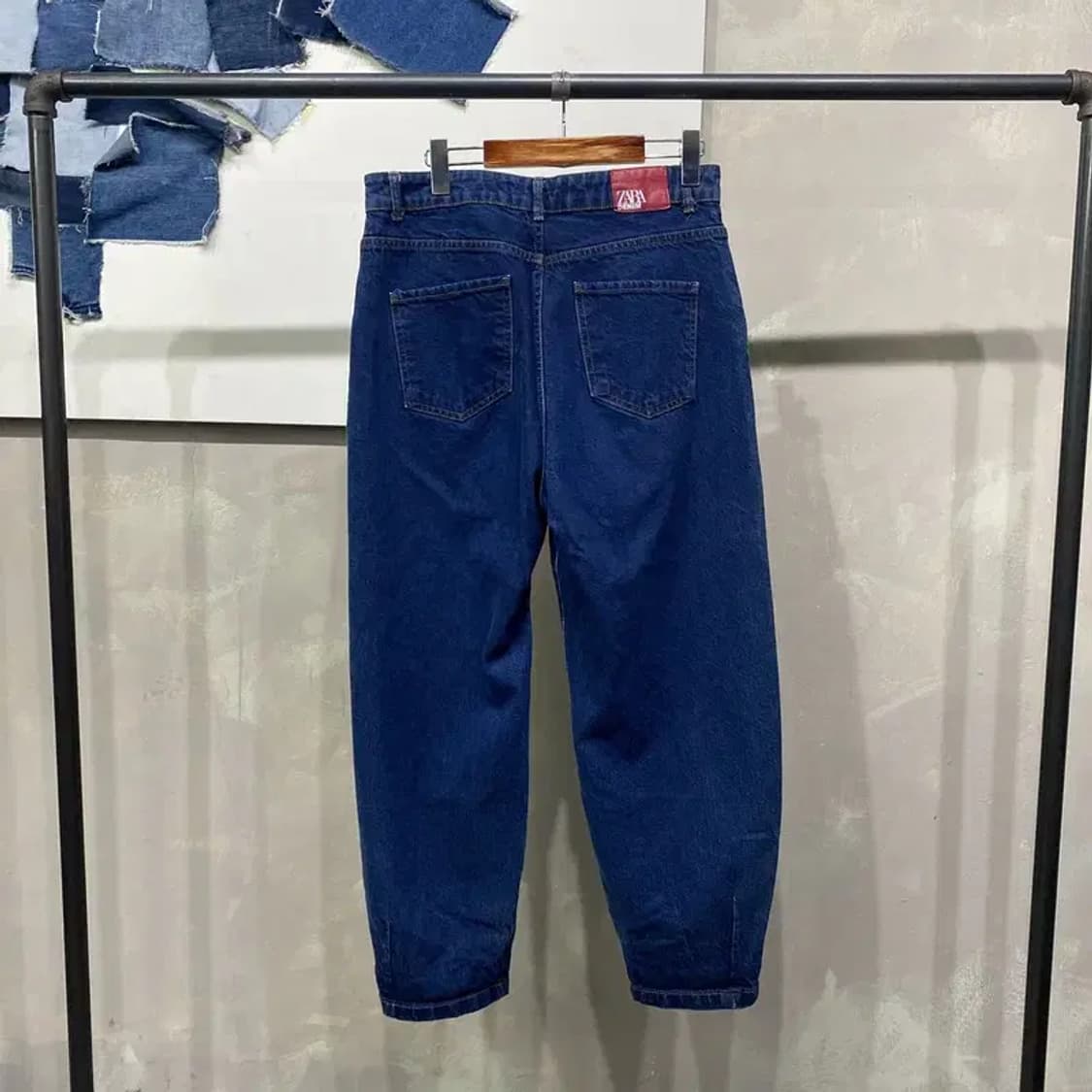 (30인치) 자라 ZARA 캐주얼 핀턱 배기바지 청바지 데님팬츠 상품이미지3