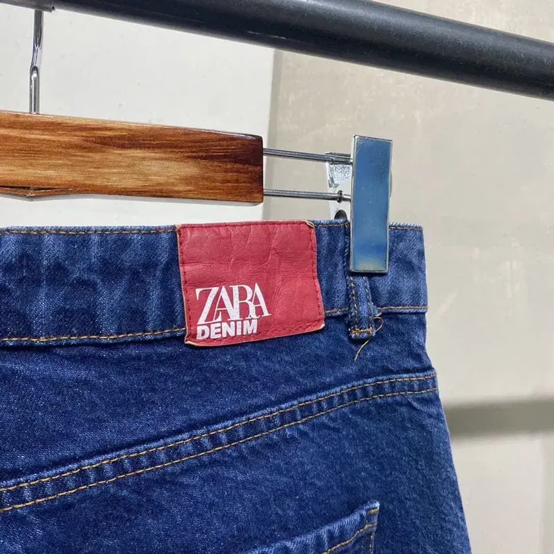 (30인치) 자라 ZARA 캐주얼 핀턱 배기바지 청바지 데님팬츠 상품이미지4