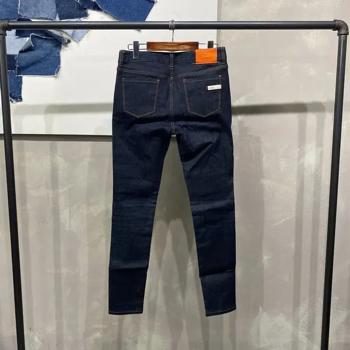 (28인치) 플랙진 여성 스판 생지 진청바지 데님팬츠 상품이미지3