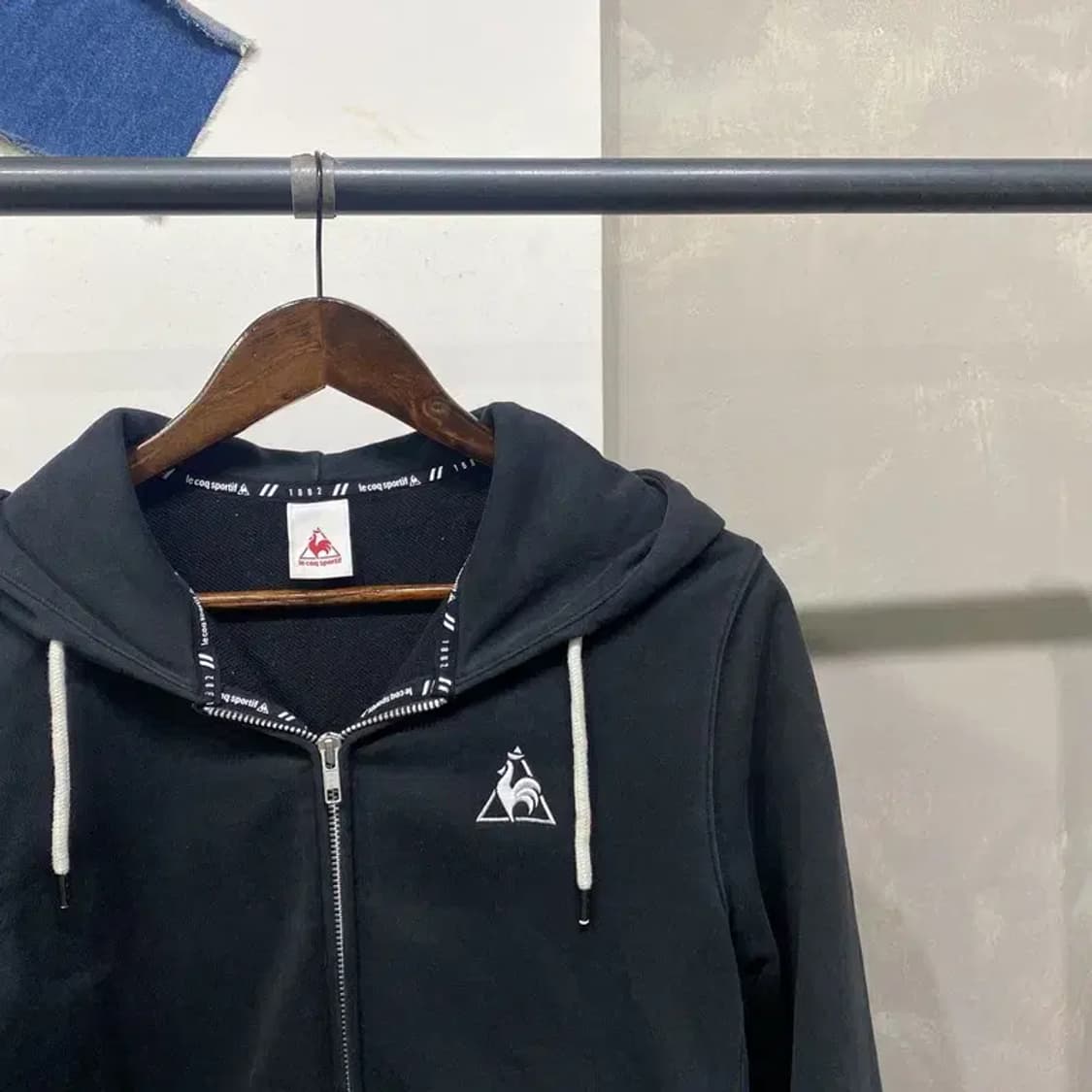 (95) 르꼬끄 캐주얼 스트릿 자수 후드집업 자켓 상품이미지3