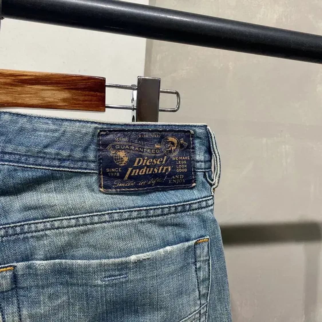 (31인치) 디젤 ZATHAN 자탄 빈티지 워싱 청바지 데님팬츠 상품이미지4