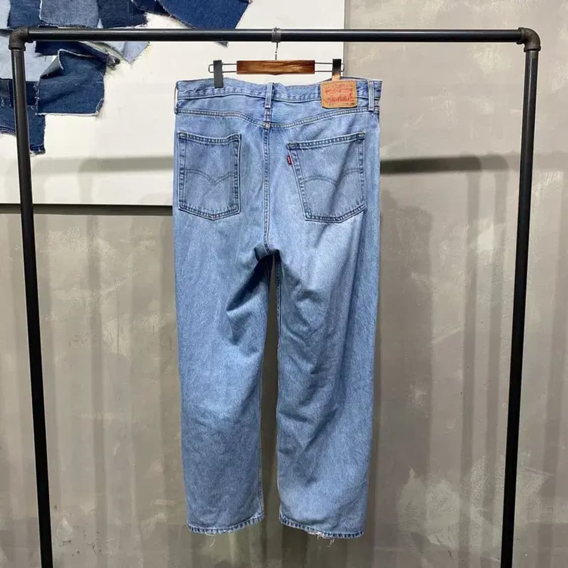 (36인치) 리바이스 578 빈티지 캐주얼 연청바지 데님팬츠 상품이미지3