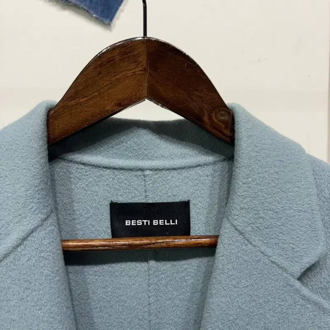 (55) 베스띠벨리 여성 캐주얼 클래식 울 싱글 롱 코트 상품이미지2