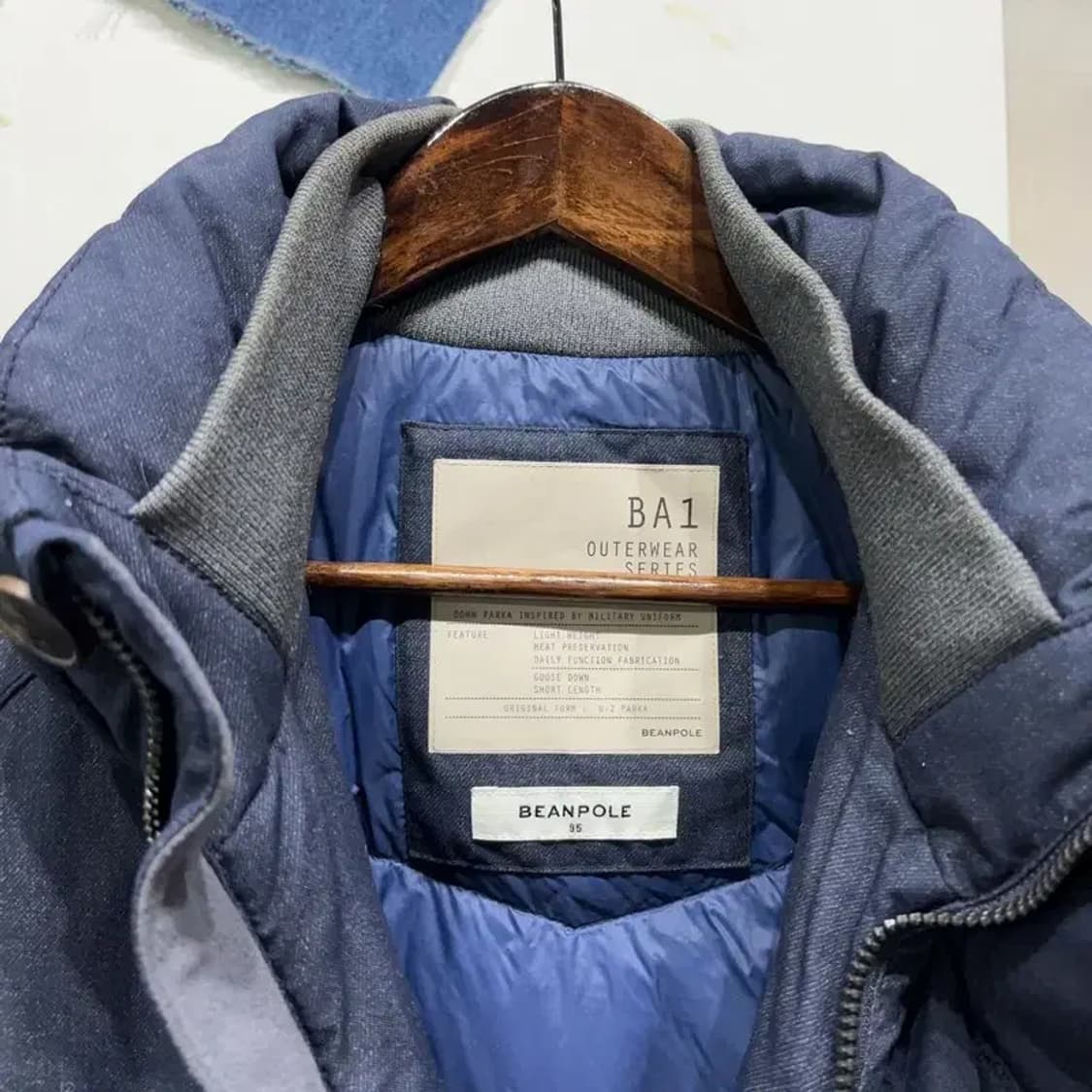(95) 빈폴 캐주얼 아웃도어 BA1 구스다운 거위털 패딩 자켓 상품이미지2