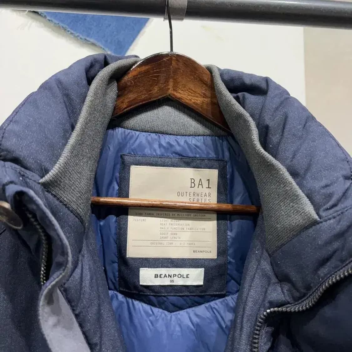 (95) 빈폴 캐주얼 아웃도어 BA1 구스다운 거위털 패딩 자켓 상품이미지3